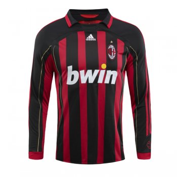 prima maglia Milan Retro manica lunga 2006-2007