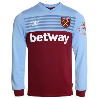 prima maglia West Ham manica lunga 2020