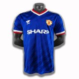 seconda maglia Manchester United Retro blu 1986