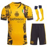 terza maglia Inter bambino 2025 con calze