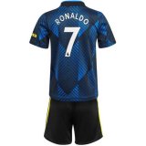 terza maglia Manchester United bambino Ronaldo 2022