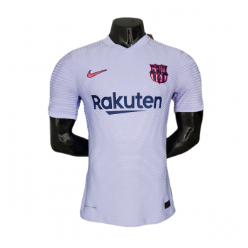 Versione del giocatore maglia Barcellona seconda 2022