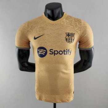 Versione del giocatore maglia Barcellona seconda 2023