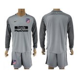 maglia Atletico Madrid manica lunga grigio 2018