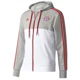 maglia Bayern Monaco Giacca Con un tappo Bianco grigio 2018