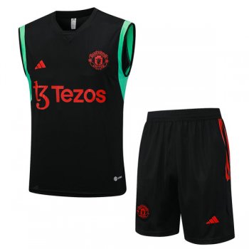 maglia gilet Manchester United Nero-01 2024