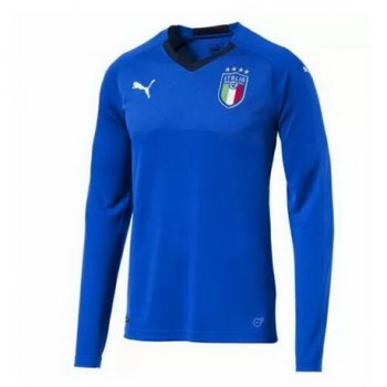 prima maglia Italia manica lunga 2018