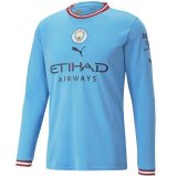 prima maglia Manchester City manica lunga 2023