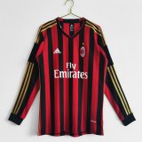 prima maglia Milan Retro manica lunga 2013 2014