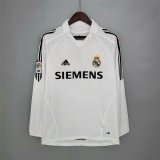 prima maglia Real Madrid Retro manica lunga 2005-2006