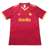 prima maglia Roma Retro 1992-1994 rosso