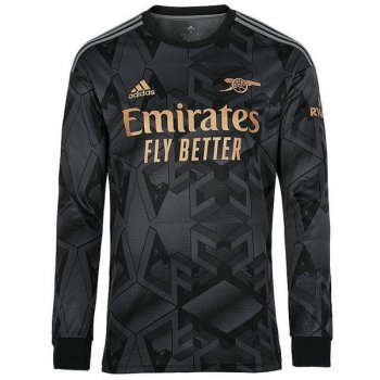 seconda maglia Arsenal manica lunga 2023