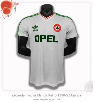 seconda maglia Irlanda Retro 1990-92 bianca