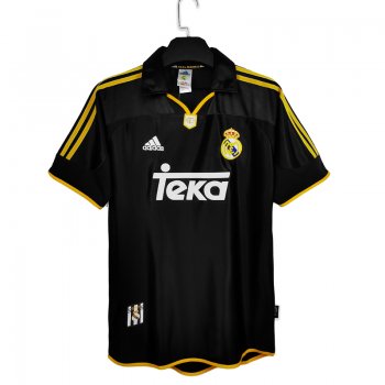 seconda maglia Real Madrid Retro 1999-01 nero