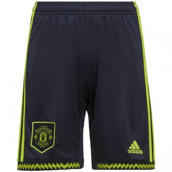 Manchester United Pantaloncino-01 2023 Nero