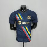 Versione del giocatore maglia Barcellona Ciano 2023