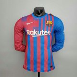 Versione del giocatore maglia Barcellona ML casa 2022