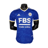 Versione del giocatore maglia Leicester City casa 2022