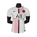 Versione del giocatore maglia PSG Rosa Bianco 2022