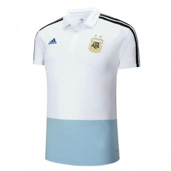 maglia Argentina Polo bianco 2018