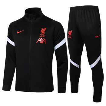 maglia Liverpool Giacca Zip lunga 2022 Nero