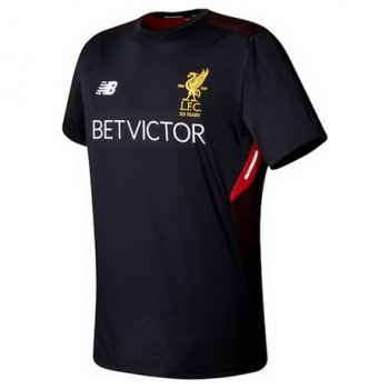 maglia Liverpool formazione nero 2018