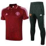 maglia Manchester United Polo rosso 2021