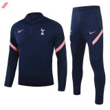 maglia Tottenham formazione manica lunga bambino blu-01 2022