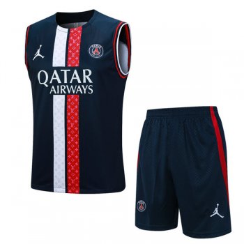 maglia gilet PSG Blu scuro-01 2024