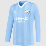 prima maglia Manchester City manica lunga 2024