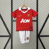 prima maglia Manchester United bambino Retro 2010-2011