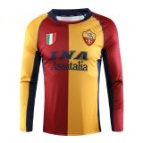 prima maglia Roma Retro manica lunga 2001-2002