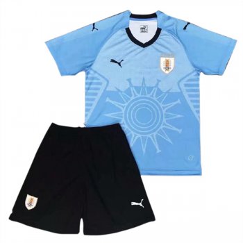 prima maglia Uruguay bambino 2018