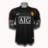 seconda maglia Manchester United Retro nero 2007 2008