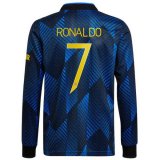 terza maglia Manchester United manica lunga Ronaldo-01 2022