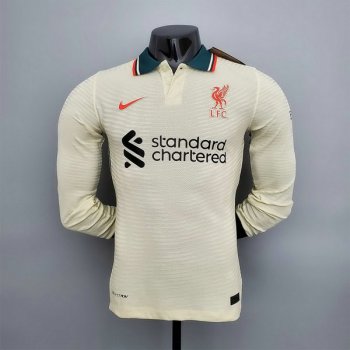 Versione del giocatore maglia Liverpool ML seconda 2022