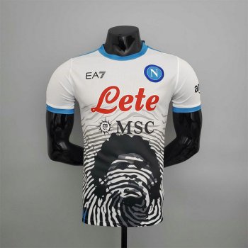 Versione del giocatore maglia Napoli Bianco 2022