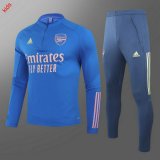 maglia Arsenal formazione manica lunga bambino blu-01 2022