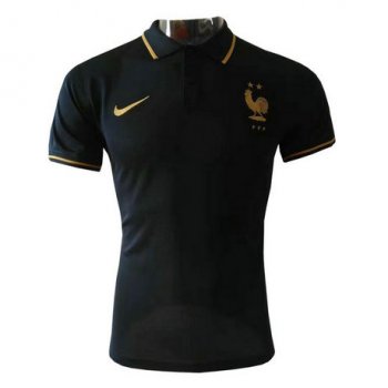 maglia Francia Polo Blu scuro 2020