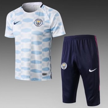 maglia Manchester City formazione bianco 2018