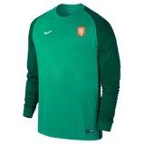 portiere maglia Olanda manica lunga verde 2018