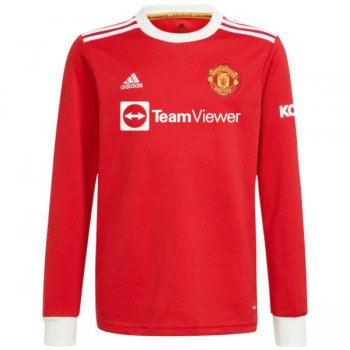 prima maglia Manchester United manica lunga 2022