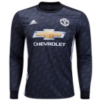 seconda maglia Manchester United manica lunga 2018