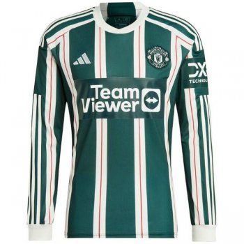 seconda maglia Manchester United manica lunga 2024