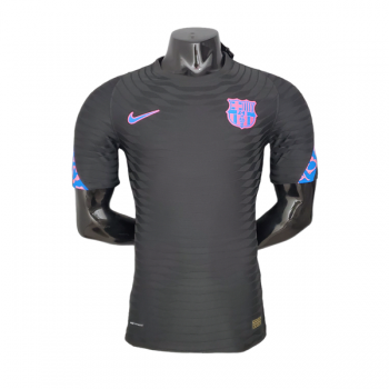 Versione del giocatore maglia Barcellona Nero 2022