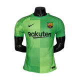 Versione del giocatore maglia Barcelona portiere Verde 2022