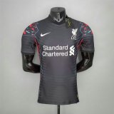 Versione del giocatore maglia Liverpool Nero-02 2022