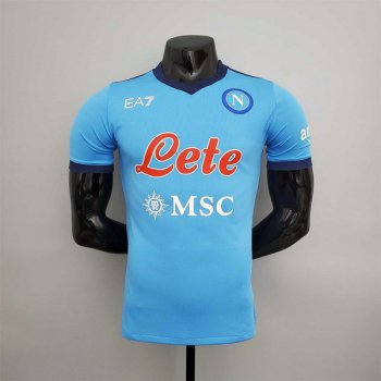 Versione del giocatore maglia Napoli casa 2022