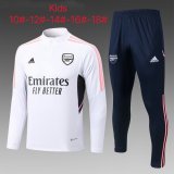 maglia Arsenal formazione manica lunga bambino bianco 2023