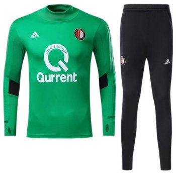 maglia Feyenoord formazione manica lunga verde 2018